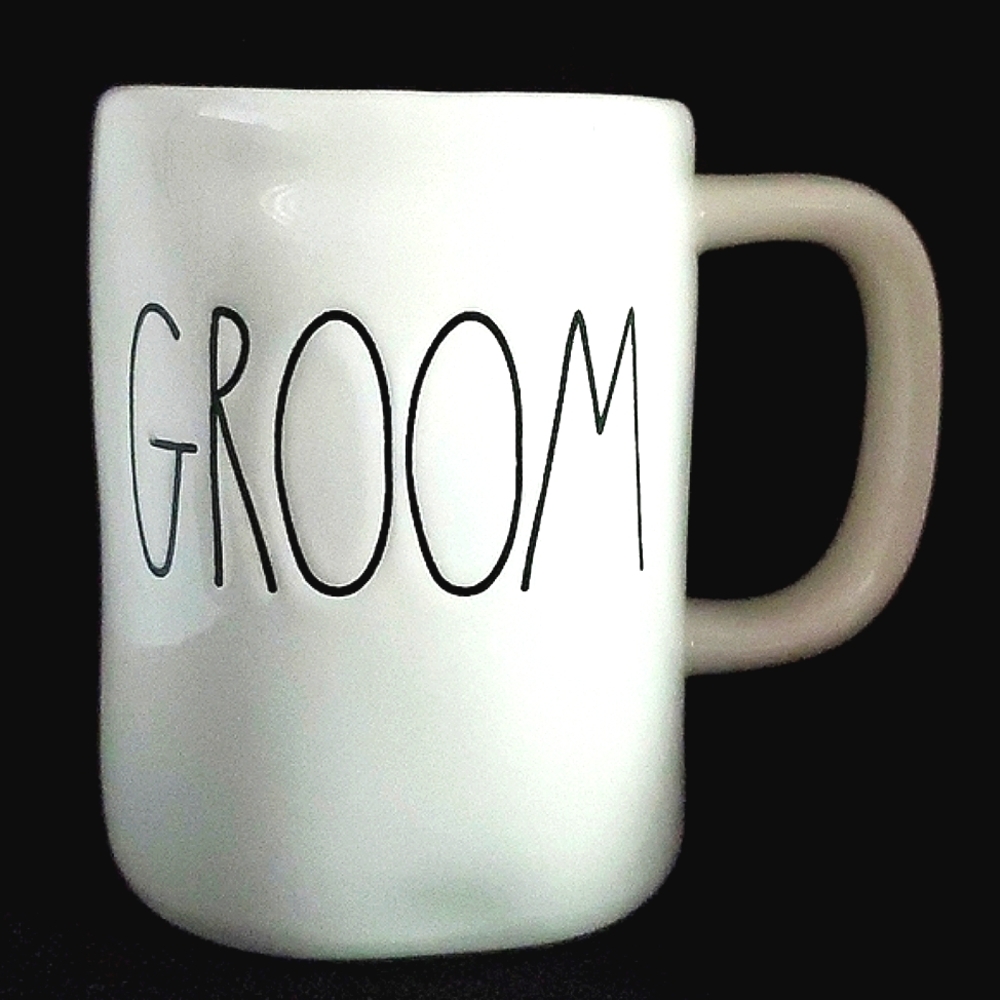 Rea Dunn GROOM Artisan Collection 1 Mug Perfect for Coffee, Hot Cho…